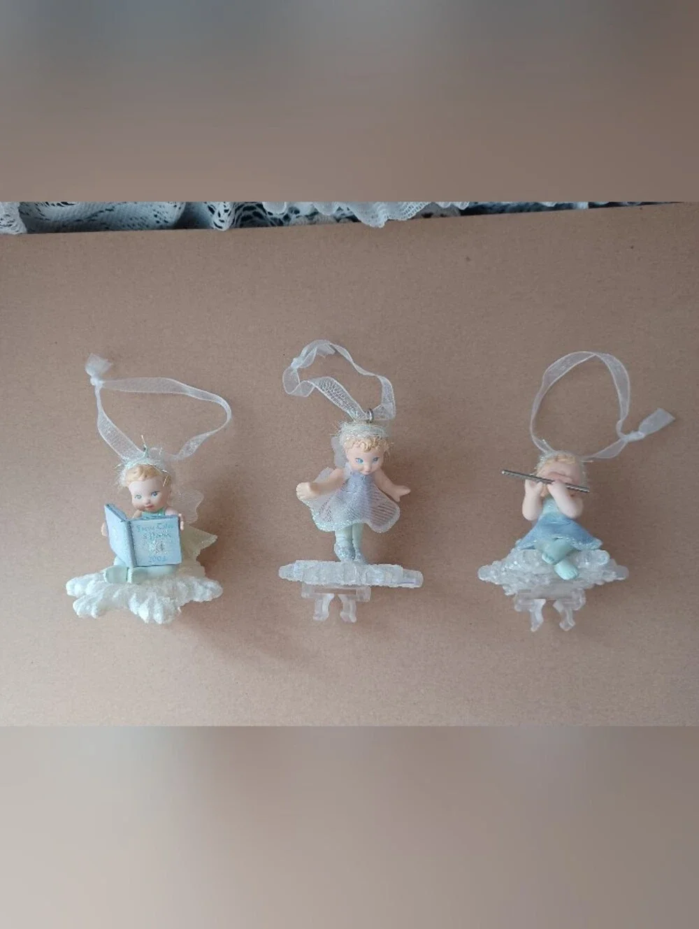 VINTAGE HALLMARK SET OF 3 ORNAMENTS CHRISTMAS 2003 